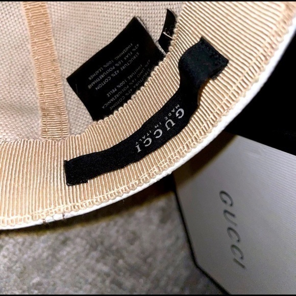 Gucci Guccissima hat baseball cap GG print in white green Barely Preloved ?? main image 13